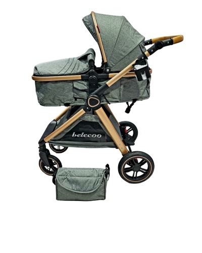 Uşaq arabası Belecoo X-1D-GREY, boz