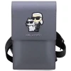 Karl Lagerfeld Saffiano Phone Pouch with KC NFT Logo-Boz KLWBSAKCPMG