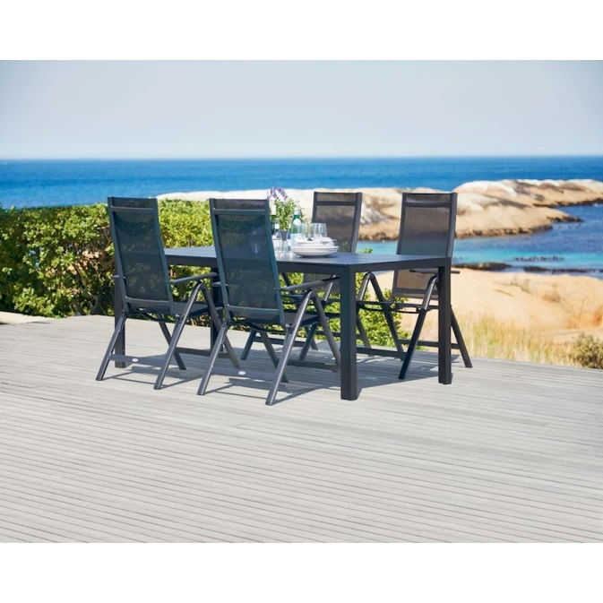 Садовый стул JYSK Lomma, пластик/ткань, черный, 38x52x58 см Садовый стул JYSK Lomma, пластик/ткань, черный, 38x52x58 см