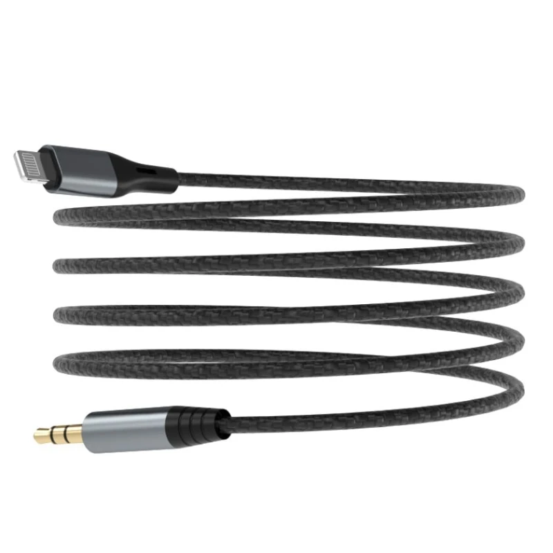 Kabel AUX DUDAO Lightning to 3.5mm L11Pro Black