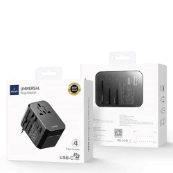 Сетевое зарядное устройство Wiwu UA-304, Черный