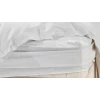 Комплект постельного белья Yataş Plain, пододеяльник 160х220 см, простыня 100x200 см, наволочка 50х70 см, односпальный, хлопок, белый