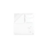 Комплект постельного белья Yataş Plain, пододеяльник 160х220 см, простыня 100x200 см, наволочка 50х70 см, односпальный, хлопок, белый