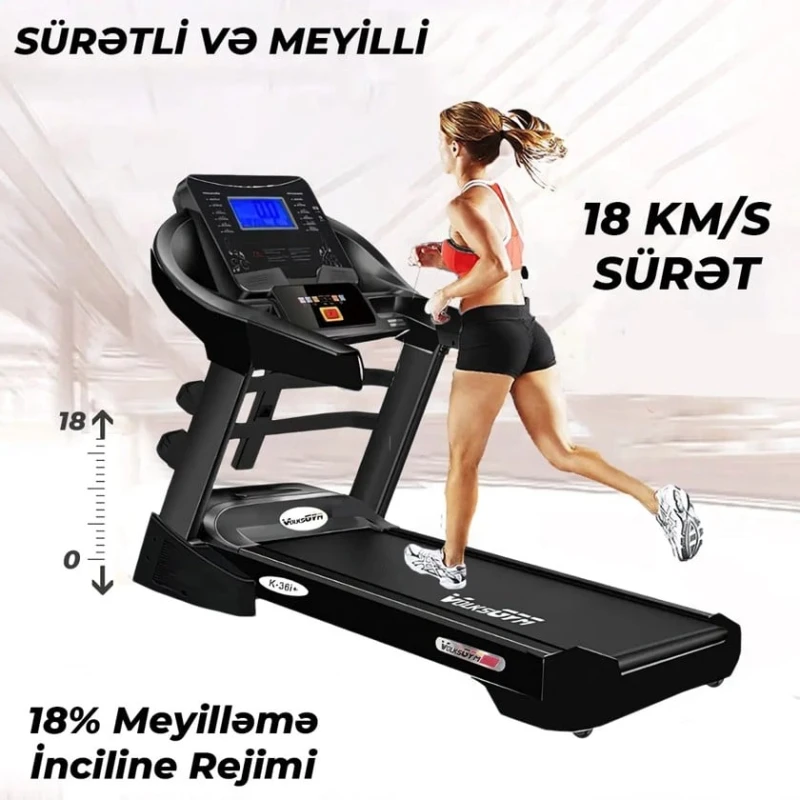 Беговая дорожка Volks GYM VG K-36i+ Беговая дорожка Volks GYM VG K-36i+