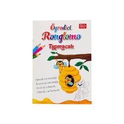 Раскраска İzə Nəşriyyatı Öyrədici Rəngləmə Tapmacalı A4 Раскраска İzə Nəşriyyatı Öyrədici Rəngləmə Tapmacalı A4