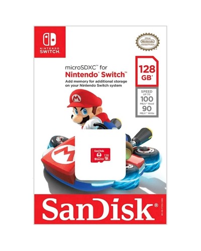 Yaddaş kartı San Disk 128GB Nintendo Switch