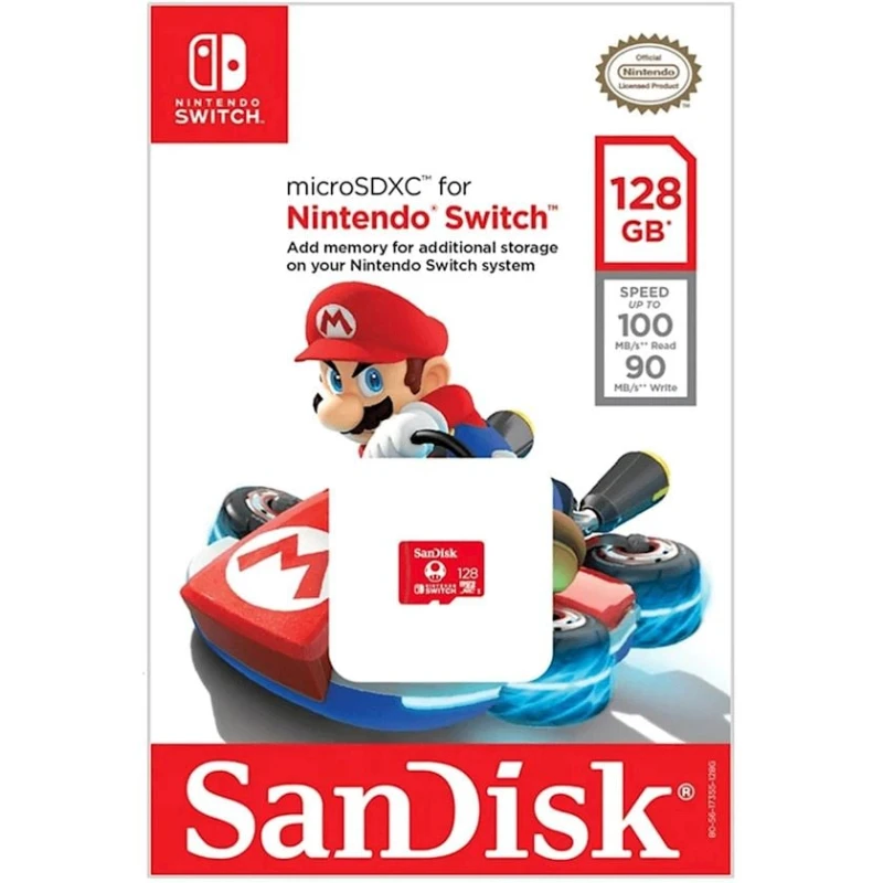 Карта памяти San Disk 128GB Nintendo Switch