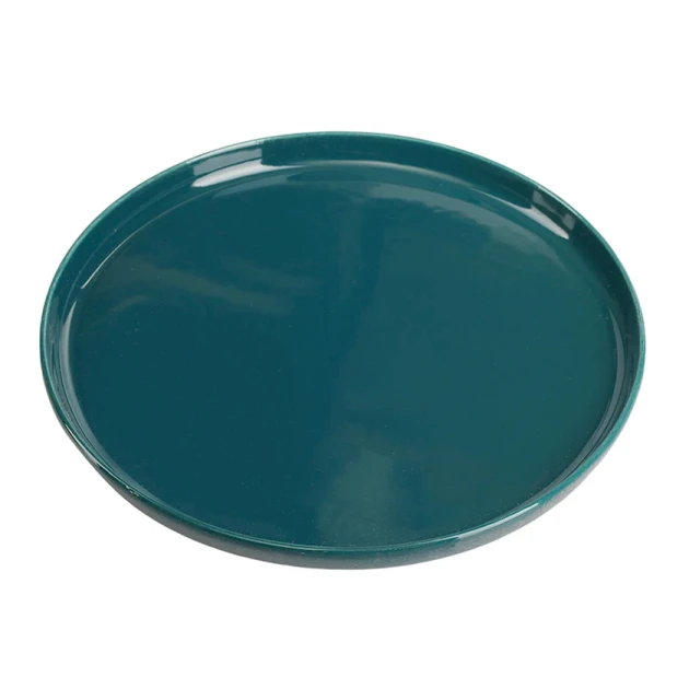 Boşqab Porland Danshari Forest, 31 sm, farfor, tünd yaşıl