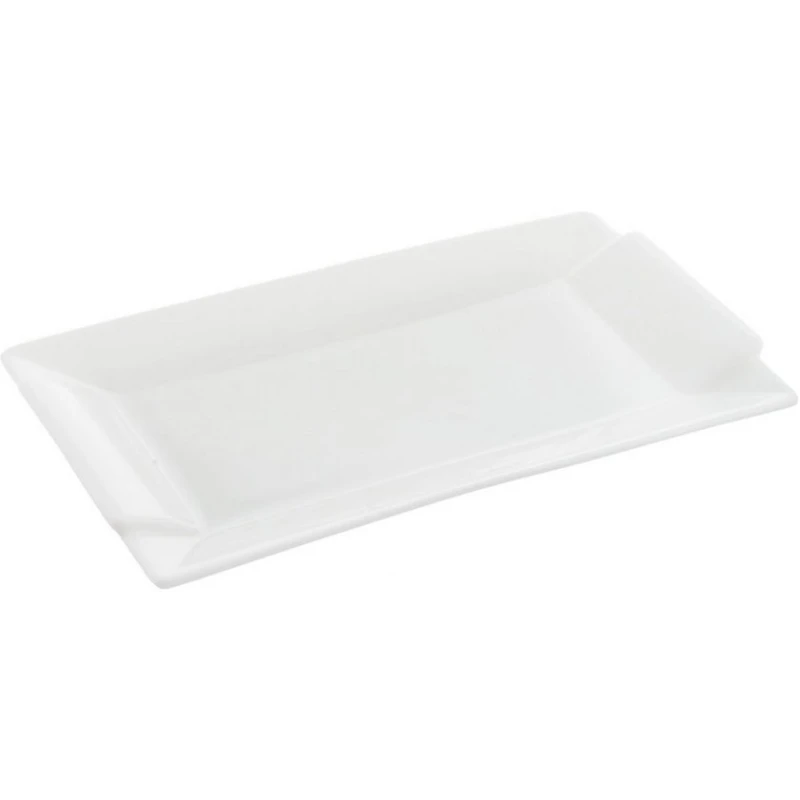 Qab Wilmax, düzbucaq, 24x12 sm, farfor, ağ Qab Wilmax, düzbucaq, 24x12 sm, farfor, ağ