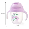 Поильник-непроливайка Babyono 1464/05, 240 мл, от 6 месяцев, с ручками, фиолетовый