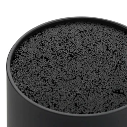 Подставка для ножей Gipfel Molto 50659, круглая, 110х220 мм, пластик, черный