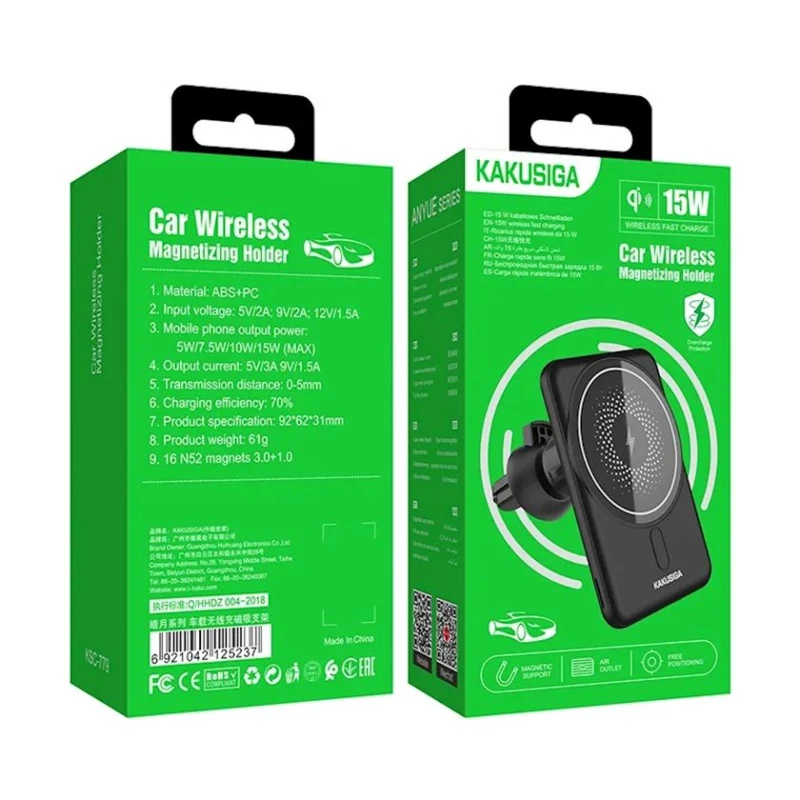 Автомобильный держатель Kakusiga KSC-779 Black Автомобильный держатель Kakusiga KSC-779 Black