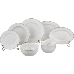 Набор тарелок Plateon0076, керамика, 28 предметов Набор тарелок Plateon0076, керамика, 28 предметов