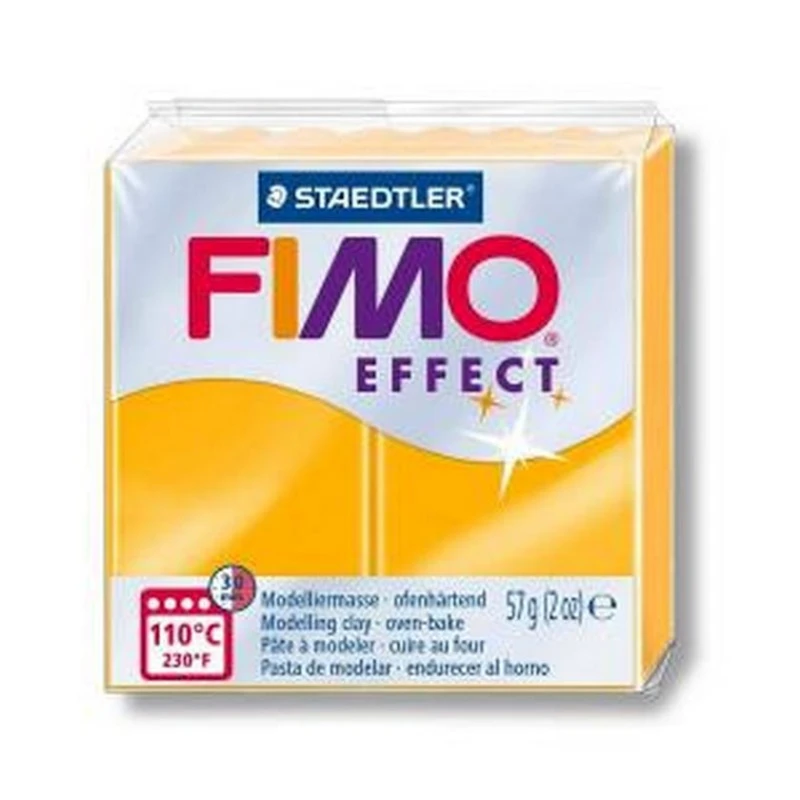 Полимерная глина Fimo Effect, неоновая оранжевая, 57г