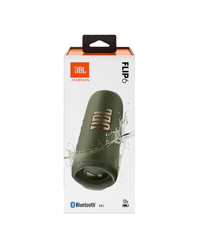 Portativ dinamik JBL Flip 6 Green (JBLFLIP6GREN-SS-N)