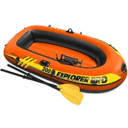Надувная лодка Intex Explorer Pro 200 58357, 196х102х33 см, 12+ лет