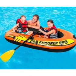 Надувная лодка Intex Explorer Pro 200 58357, 196х102х33 см, 12+ лет
