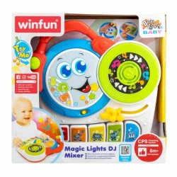 Uşaqlar üçün musiqili konsol Winfat Magic Lights Dj Mixer, plastik, 3+ yaş