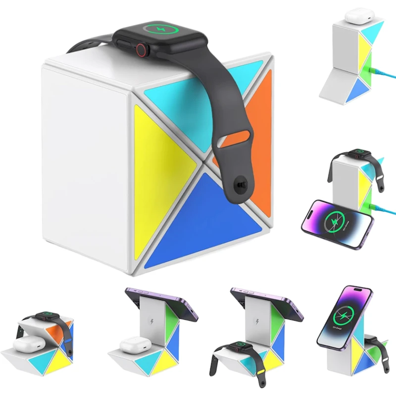 Беспроводное зарядное устройство Budi WL4600W 20W 4 in 1 Беспроводное зарядное устройство Budi WL4600W 20W 4 in 1