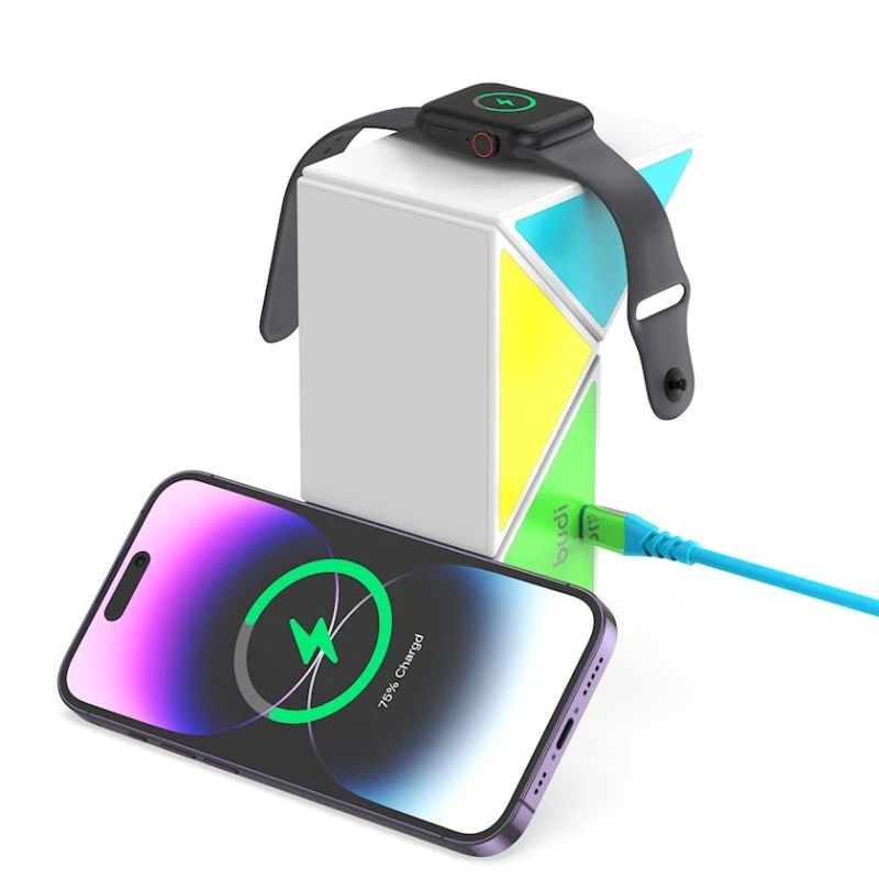 Беспроводное зарядное устройство Budi WL4600W 20W 4 in 1 Беспроводное зарядное устройство Budi WL4600W 20W 4 in 1