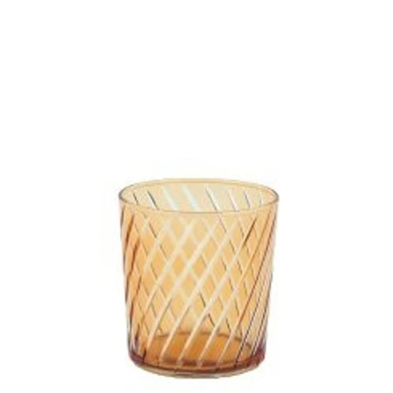 Стакан Hom-me 106799, 380 мл, стекло, золотистый