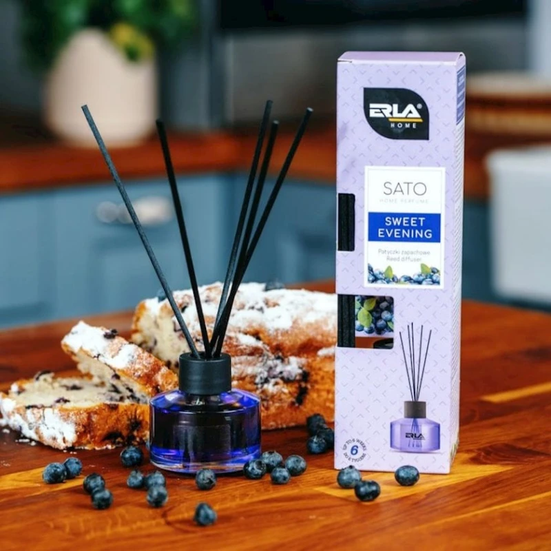 Ароматический диффузор Erla Sato Sweet Evening, ягоды, 50 мл Ароматический диффузор Erla Sato Sweet Evening, ягоды, 50 мл