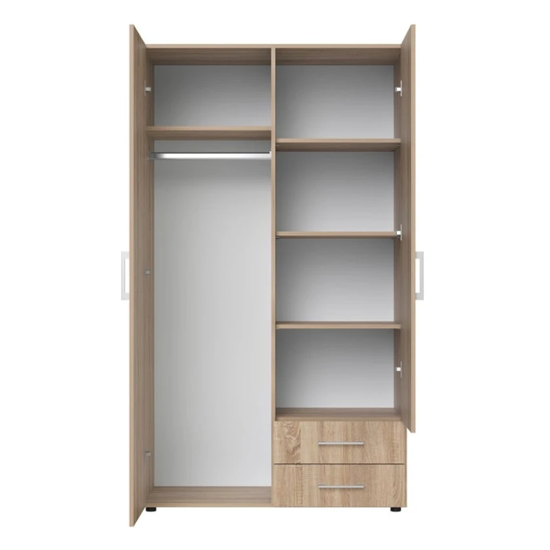 Шкаф Art Mebel Art-80-32, бежевый, ламинат, 210х80х50 см