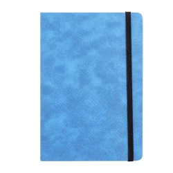 Блокнот Deli N123L, A5, голубой, 80 листов