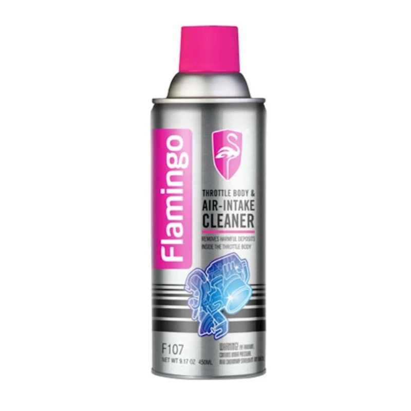 Очиститель металлических частей Flamingo F107 Throttle Body & Air-Intake Cleaner, 450 мл Очиститель металлических частей Flamingo F107 Throttle Body & Air-Intake Cleaner, 450 мл