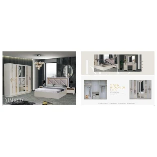 Спальный гарнитур Stil Mebel Madrid AL-06, бежевый Спальный гарнитур Stil Mebel Madrid AL-06, бежевый