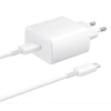 Сетевое зарядное устройство Samsung EP-TA845 USB Type-C 45W White