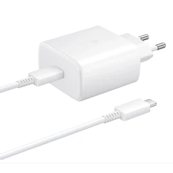 Сетевое зарядное устройство Samsung EP-TA845 USB Type-C 45W White