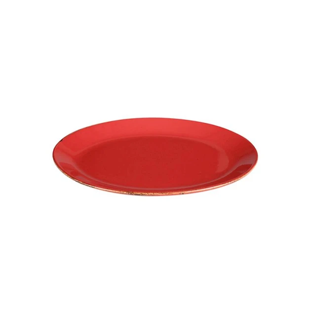 Тарелка Porland Seasons, фарфор, красная, 18 см Тарелка Porland Seasons, фарфор, красная, 18 см