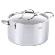 Qazan Gipfel Galaxy, 24 sm, 6 l, paslanmayan polad, gümüşü