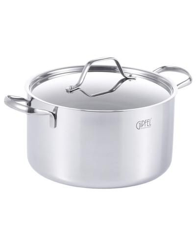 Qazan Gipfel Galaxy, 24 sm, 6 l, paslanmayan polad, gümüşü