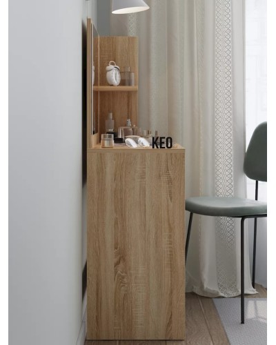 Kosmetika masası 130x40x65 sm, LDSP, somona
