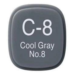 Текстовый маркер Copic Classic C-8 No.8, Cool Gray