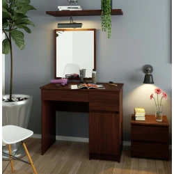 Туалетный столик Art Mebel 83, ламинат, венге, 120x90x50 см Туалетный столик Art Mebel 83, ламинат, венге, 120x90x50 см