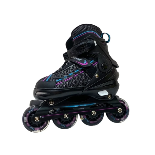 Роликовые коньки для детей M6743, черные, размер L (39-42)