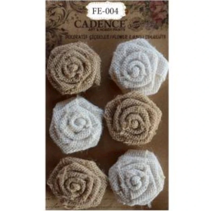 Цветы для декора Cadence Natural and Cream FE-004, 6 шт Цветы для декора Cadence Natural and Cream FE-004, 6 шт