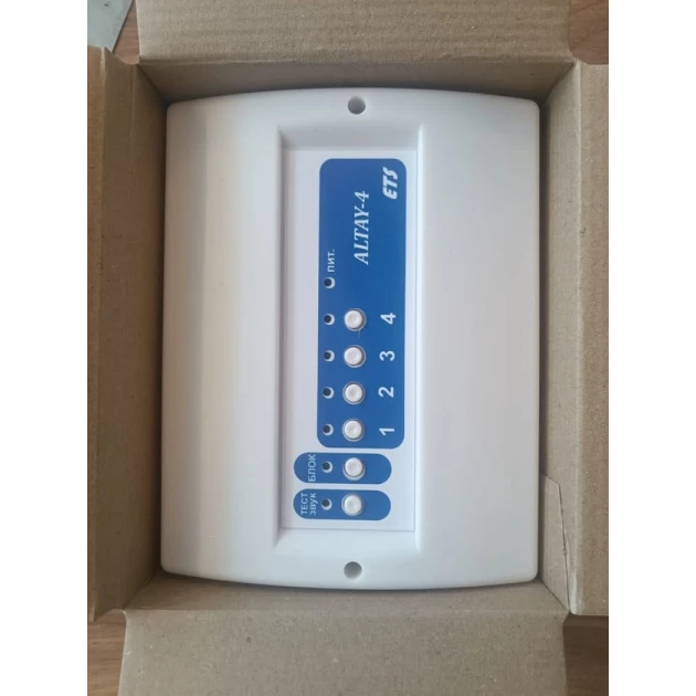 4-х зонная пожарная панель logipro_panel_altay 4-х зонная пожарная панель logipro_panel_altay