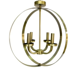 Люстра подвесная Şəms Aydınlatma 8109-4 AB, бронзовая