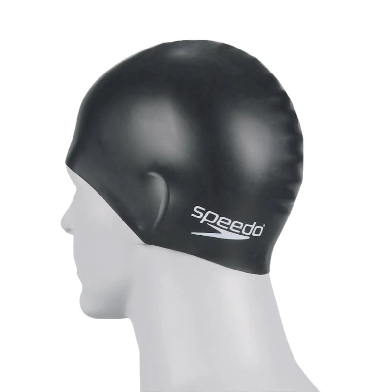 Шапочка для плавания Speedo 031566 1317, унисекс, черный, универсальный Шапочка для плавания Speedo 031566 1317, унисекс, черный, универсальный