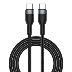 Кабель Wiwu Wi-C017 Type-C to Type-C, 100W, 1.2 м, Black