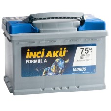 Avtomobil akkumulyatoru İnci Akü Formul A Taurus L3 075 070 113 75Ah