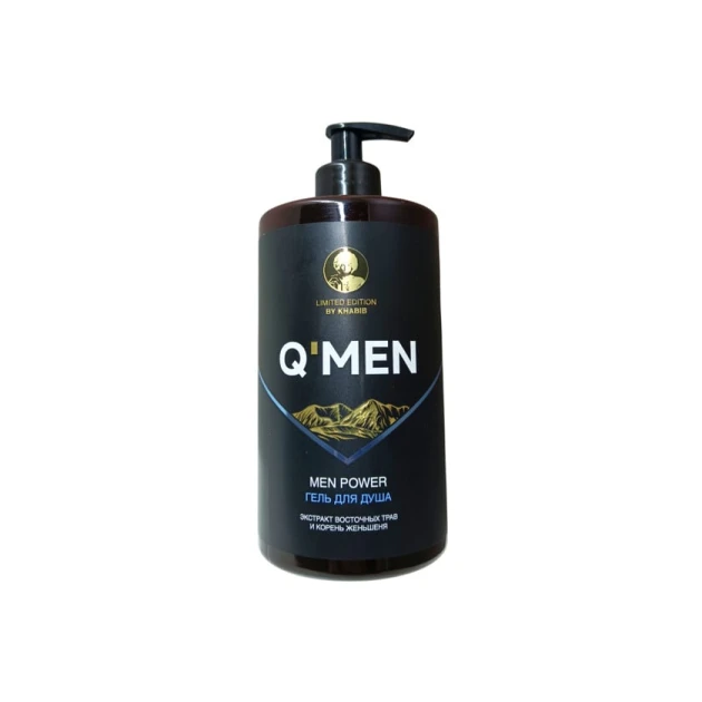 Мужской гель для душа Q'MEN Men Power Limited Edition by Khabib 640 мл