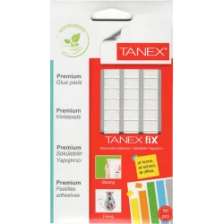 Двухсторонние клеевые подушечки Tanex Tack-İt T-FIX-01, белая, 50 г, 80 шт Двухсторонние клеевые подушечки Tanex Tack-İt T-FIX-01, белая, 50 г, 80 шт