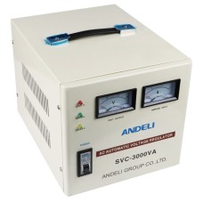Gərginlik tənzimləyicisi Andeli SVC-3000VA, 150-250 V