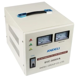 Gərginlik tənzimləyicisi Andeli SVC-3000VA, 150-250 V