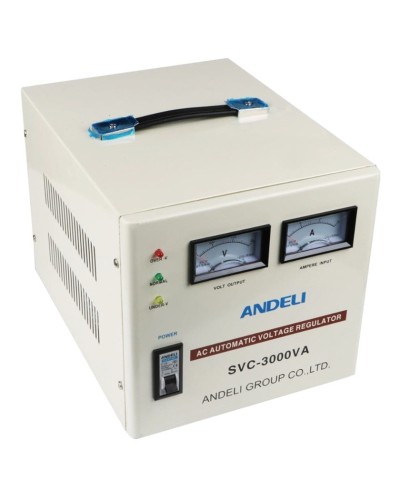 Gərginlik tənzimləyicisi Andeli SVC-3000VA, 150-250 V